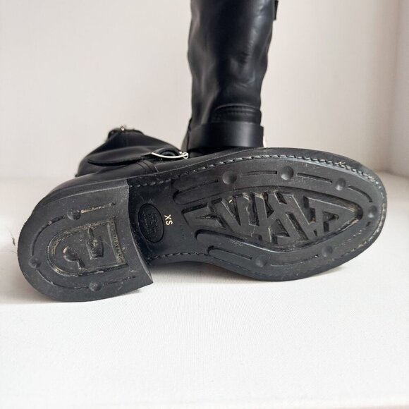 Junya Watanabe x Comme des Garcons Black Moto Classic Boots Made in Japan XS - Picture 8 of 10